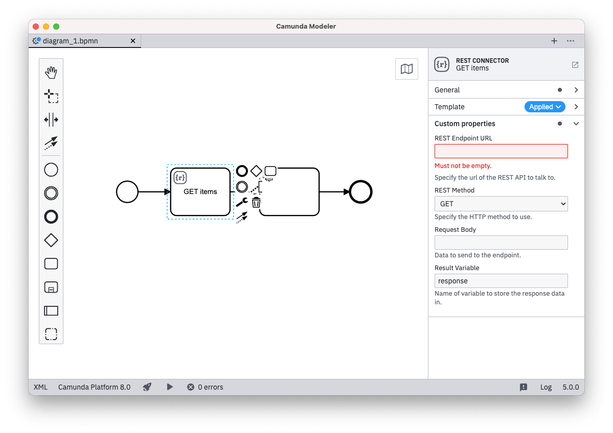 REST Outbound connector Example