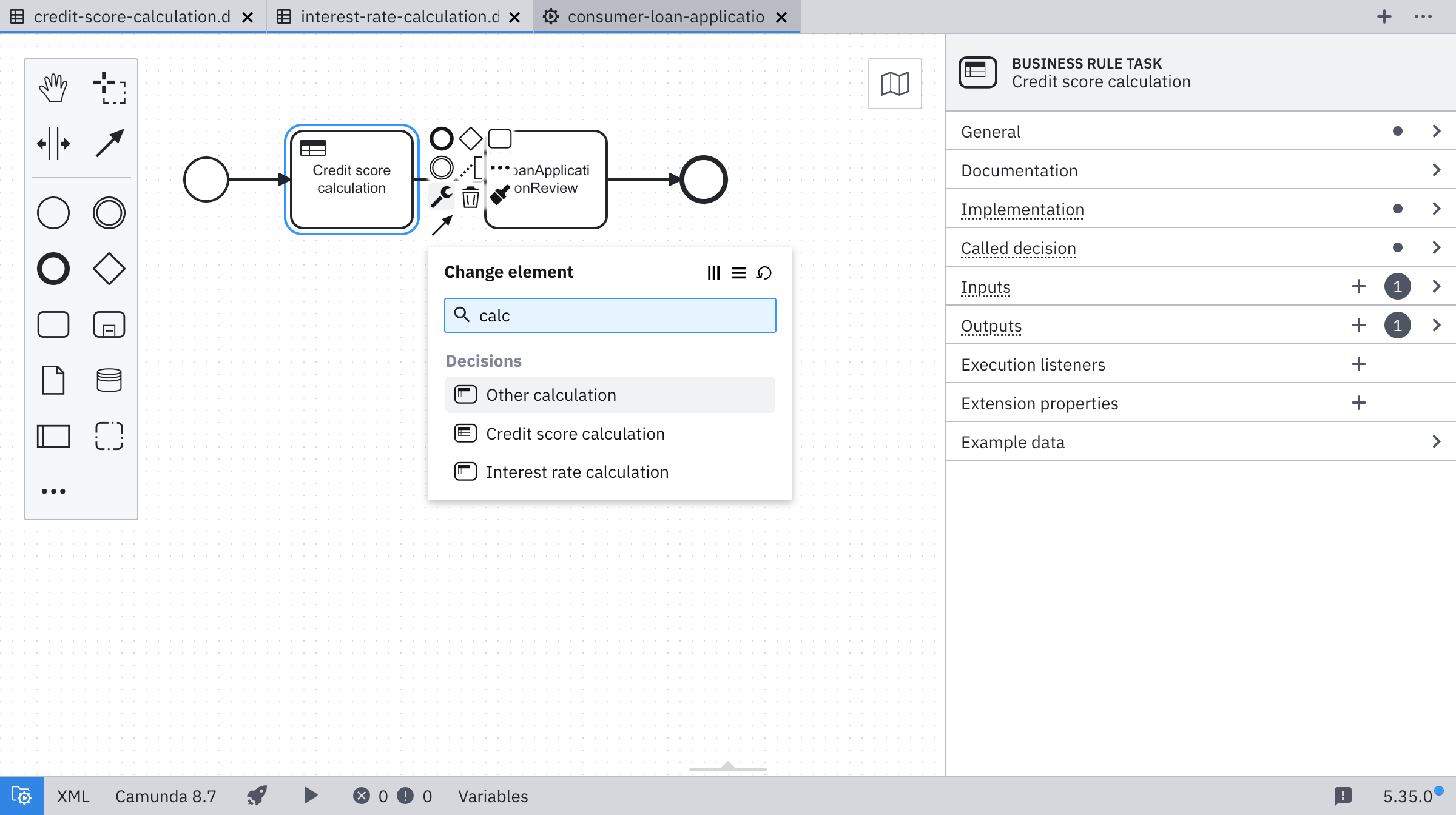 Linking resources by using the replace feature