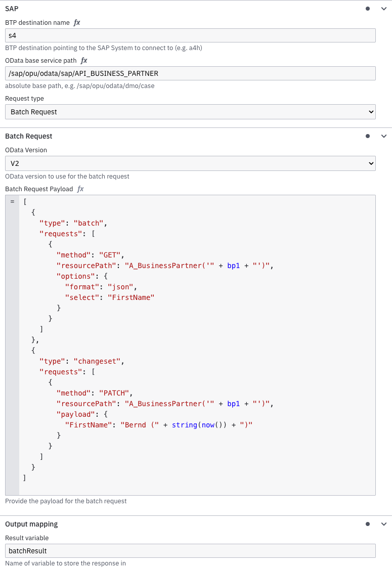 batch connector template