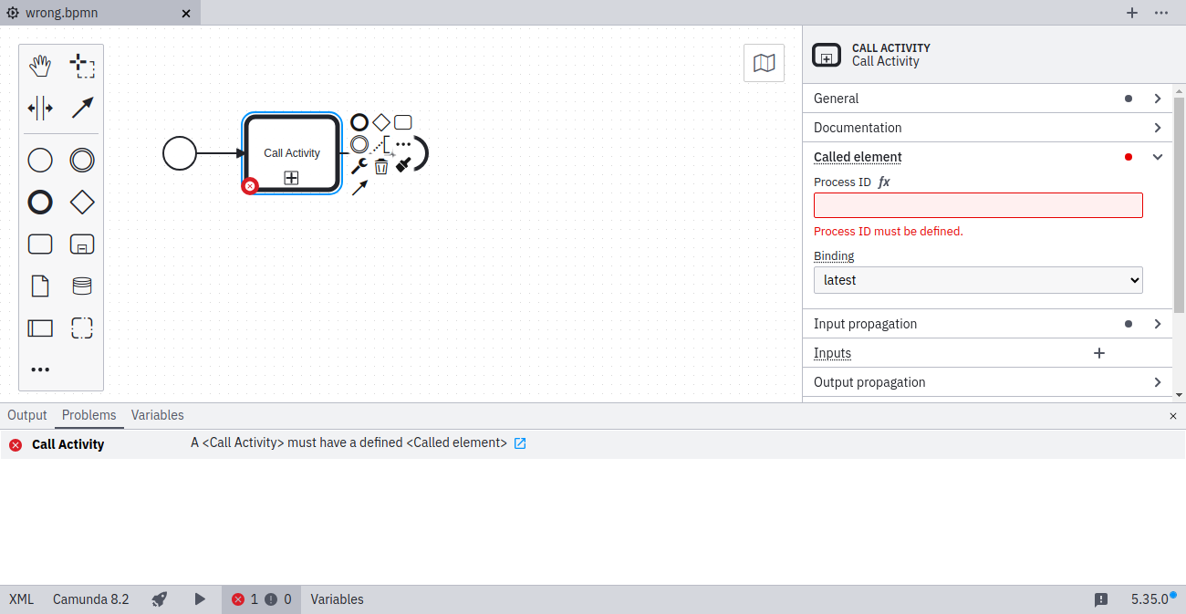 No process ID specified